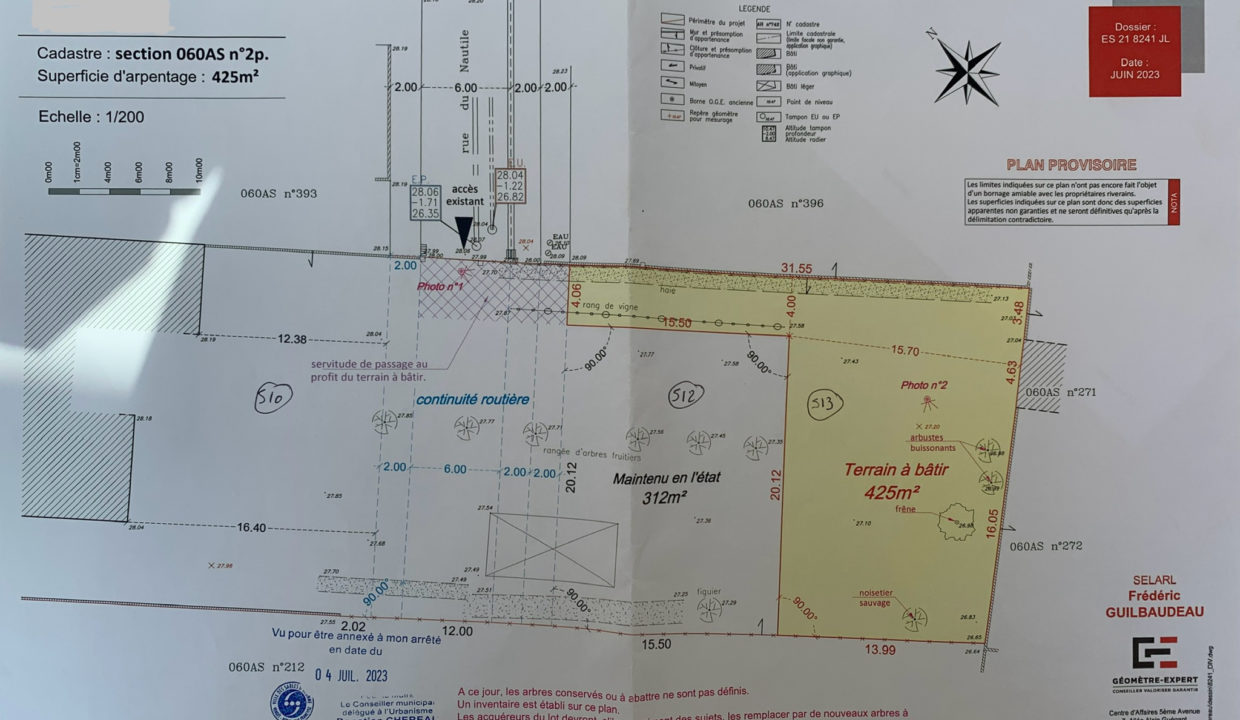 Vente terrain Les Sables-d'Olonne (85180) - 425m2 environ